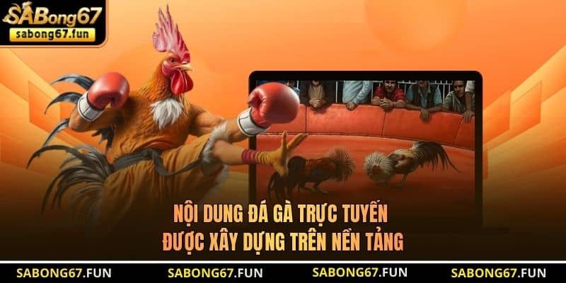 Nội dung đá gà trực tuyến được xây dựng trên nền tảng Nội dung đá gà trực tuyến được xây dựng trên nền tảng