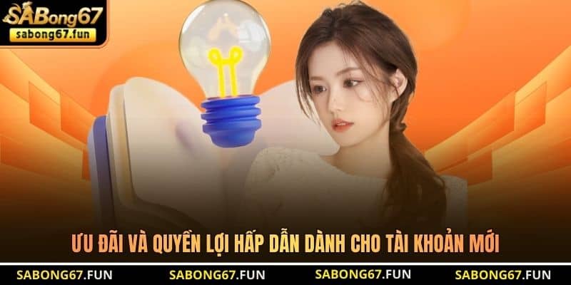 Ưu đãi và quyền lợi hấp dẫn dành cho tài khoản mới